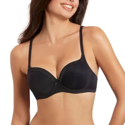 Imagen de Selene Sujetador Copa B con Aros y Relleno Noah Negro, 90