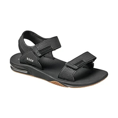 Imagen de Reef Fanning Baja, Sandalias Deportivas Hombre, Black Silver, 44 EU
