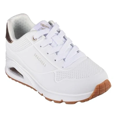 Imagen de Skechers Uno Gen1 Shimmer Away, Zapatos deportivos Niñas, Pink Synthetic/Pink Trim, 33.5 EU