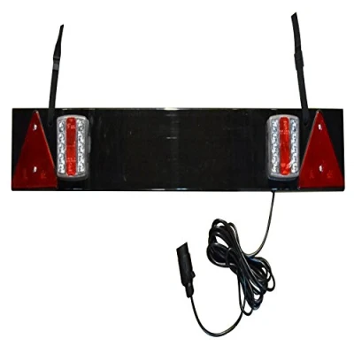 Imagen de JBM 52838 Barra para remolque, 2 pilotos LED (1020 x 140 mm)