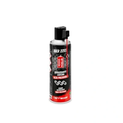 Imagen de ERRECOM 1000 Miglia BKR 2203 Spray Desengrasante Cadena Moto de Alta presión y Secado rápido, Bote Aerosol 500 ml
