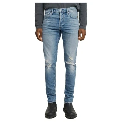 Imagen de G STAR 3301 Slim Jeans Vaqueros, Azul (Vintage Blue Vapour Destroyed 51001 d936 h103), 33W / 32L Hombre