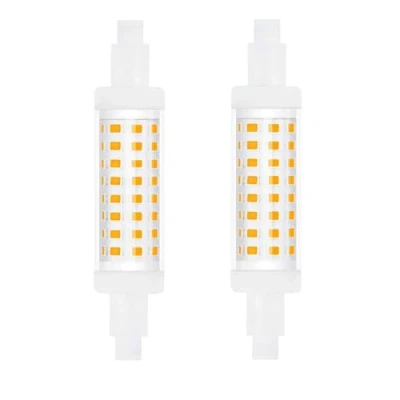 Imagen de DoRight 6.5W R7s LED 78mm Bombilla Blanco Frio 6000K J78 Emite 650 Lúmenes Non Regulable Equivalente 65W Halógena Lampara 200 240V, Pack de 2