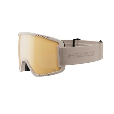 Imagen de HEAD Gafas de esquí y snowboard Contex Pro 5K unisex para adultos, dorado/arena, L
