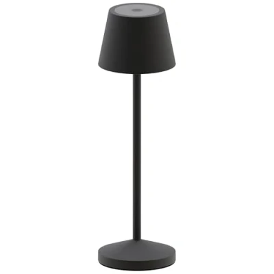 Imagen de Lámpara de mesa inalámbrica LED blanca cálida regulable EMILY H25cm, color negro