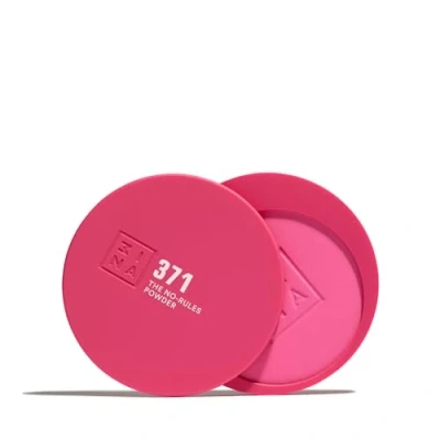Imagen de 3INA MAKEUP The No Rules Powder 371 Rosa vivo Polvo Compacto 3 en 1 Ojos Labios y Mejillas con Ácido Hialurónico Ceramidas Polvos Fórmula Ligera Vegan Cruelty Free
