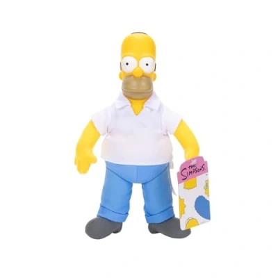 Imagen de Los Simpsons Peluche Homer de 30 cm con Cabeza Vinilo Suave y Muy Detallado para Niños
