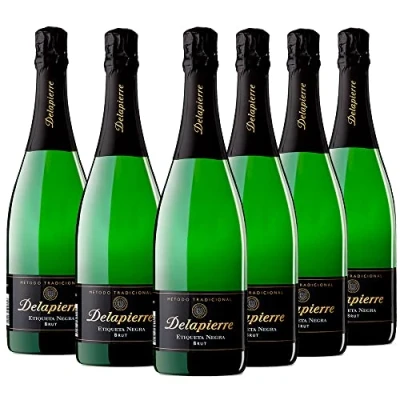 Imagen de Delapierre Etiqueta Negra Cava Brut Caja 6 botellas 75cl