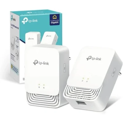 Imagen de TP Link PG1200 Kit Powerline Passante G.hn2400, G.hn Wave2 SISO, 1 x Puerto Gigabit, Modo de Ahorro energía, Plug &amp; Play, Nueva generación más confiable