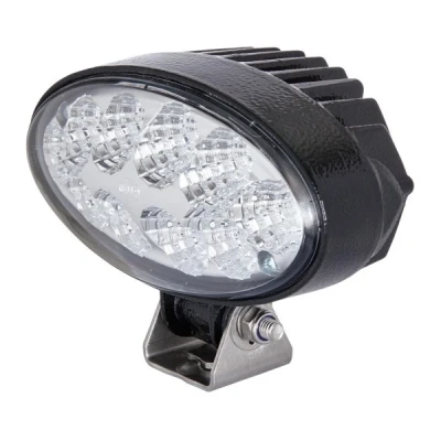 Imagen de HELLA LED Faro de trabajo Oval 90 24V / 12V 2000lm montaje exterior/atornillado Abrazadera giratoria Iluminación largo alcance Conector: Conector DEUTSCH 1GB 996 386 021