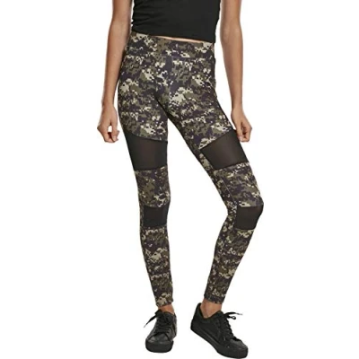 Imagen de Urban Classics TECH Leggings, Mujer, Talla: Small, Wood digital camo