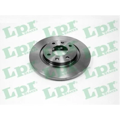 Imagen de LPR C1331P Disco de freno 266 13 4 macizo CITROËN: C2 Hatchback, Berlingo / First I, C3 I PEUGEOT: Partner Furgón