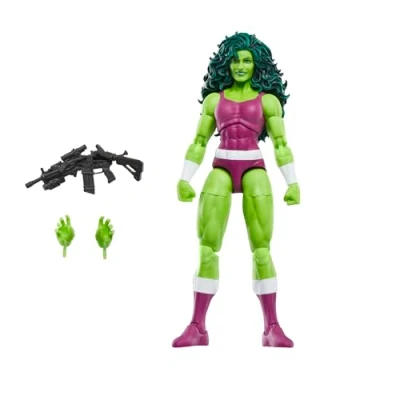 Imagen de Marvel Legends Series Hulka Figura de colección 15 cm Iron Man los cómics Pack Tipo blíster Estilo Retro
