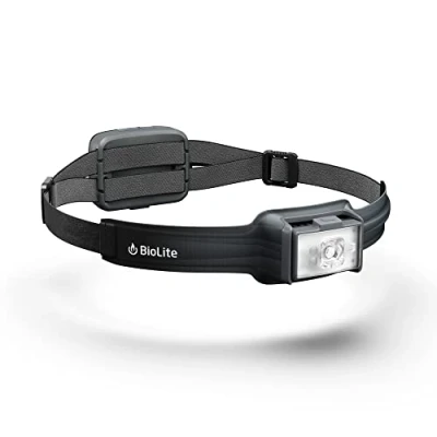 Imagen de BioLite, HeadLamp 800 Pro Performance Linterna frontal USB, color gris medianoche