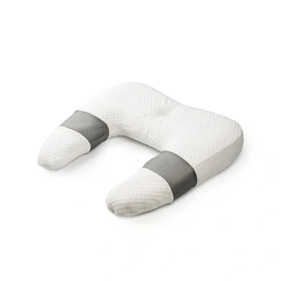 Imagen de InnovaGoods® Almohada viscoelastica, ergonómica de Postura Lateral U, Disminuye la presión, Mejor Descanso en Correcta. Alivio, Descanso, relajación y Bienestar.