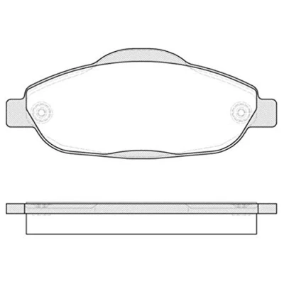 Imagen de ROADHOUSE 21323.00 Juego de pastillas freno Eje delantero con tornillos, lámina adhesiva accesorios PEUGEOT: 308 I Hatchback, 3008