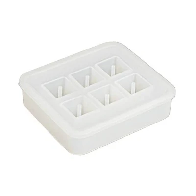Imagen de Rayher 35042000 Molde de silicona cubos, 16x16 mm, Para bisutería y manualidades