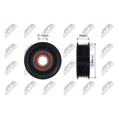 Imagen de NTY RNK MZ 016 Polea Tensora MAZDA: 2 Hatchback