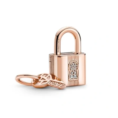 Imagen de Charm Pandora 790065C06 Círculo eternity rojo