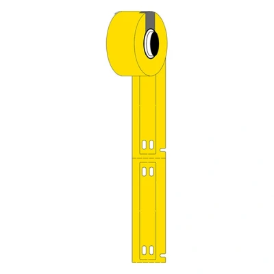 Imagen de Brady M6 10x60 7598 YL etiquetas de poliuretano amarillas 10 mm x 60 (originales)