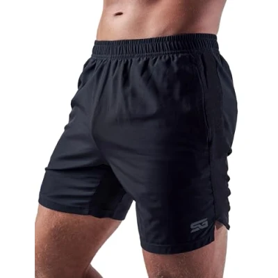 Imagen de Satire Gym pantalones cortos deportivos para hombre de deporte con bolsillo fitness hombre, gimnasio y correr