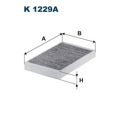 Imagen de FILTRON K 1229A Filtro de habitáculo carbón activado 253 154 31 LADA: Niva