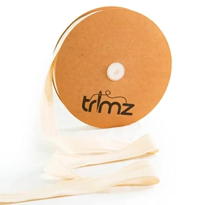 Imagen de Trimz Cinta de espiga 100% algodón, natural, 30 mm x 50 m