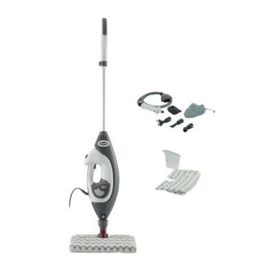 Imagen de Shark Vaporeta de mano y mopa vapor, Klik n&#039; Flip, Lift Away, limpieza gres, superficies, grifos, mamparas, etc., 5 accessorios en 2 configuraciones, gris blanco, S6005EU