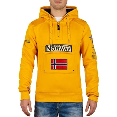 Imagen de Geographical Norway de Hombre Suéter Gymclass Mostaza Amarilla M