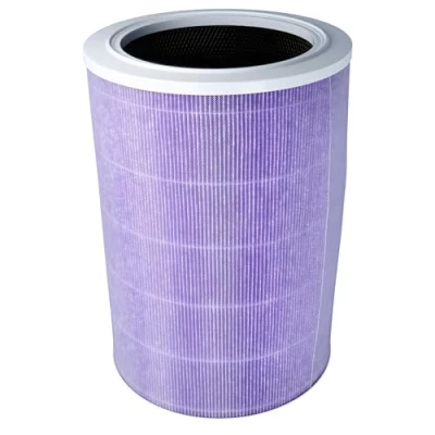 Imagen de vhbw filtro HEPA compatible con Xiaomi Mi Air Purifier 3H purificador aire de repuesto carbón activado integrado, antibacteriano