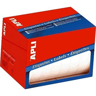 Imagen de APLI 1694 Rollo etiquetas blancas (34 x 53), adhesivo permanente