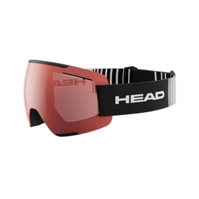 Imagen de HEAD F LYT Gafas de esquí y snowboard unisex para adultos, color rojo oscuro/negro, M