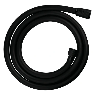 Imagen de GROHE VitalioFlex Trend Flexo de ducha QuickFix (1.500 mm, resistente al calor hasta 70C, a la torsión), Negro mate 287412432
