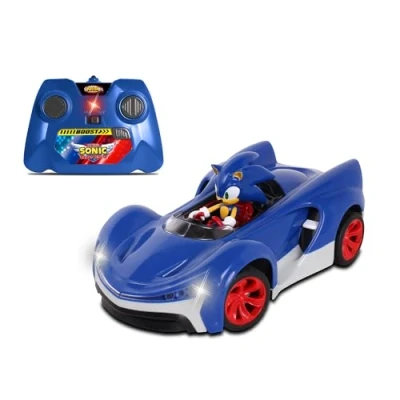 Imagen de SONIC NKK611 Hedgehog Coche con Control Remoto, Multicolor, Niños unisex.
