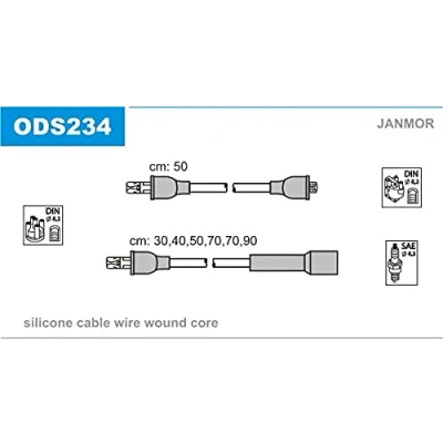 Imagen de JANMOR ODS234 Juego de Cables Encendido