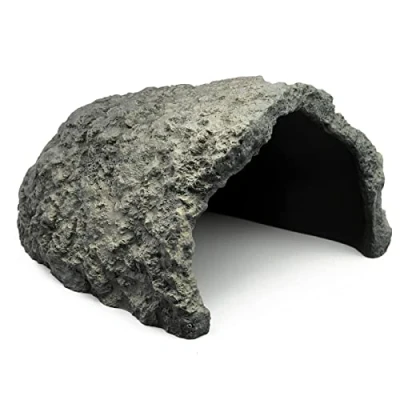 Imagen de Reptil Roca Hide Cueva Escondites Tortuga Gran Hábitat para Lagartos Dragón Barbudo Gecko Leopardo Serpiente Anfibios Peces