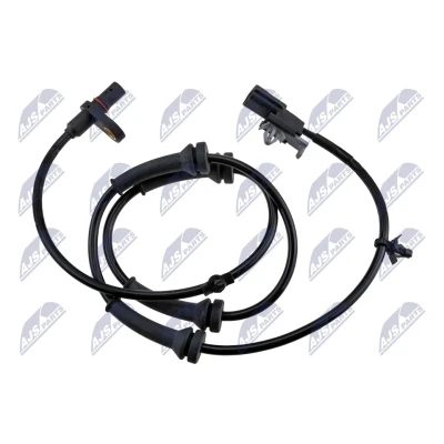 Imagen de NTY HCA NS 186 Sensor de ABS Eje trasero izquierda, trasero, derecha con cable para vehículos activo 2polos NISSAN: Qashqai 2