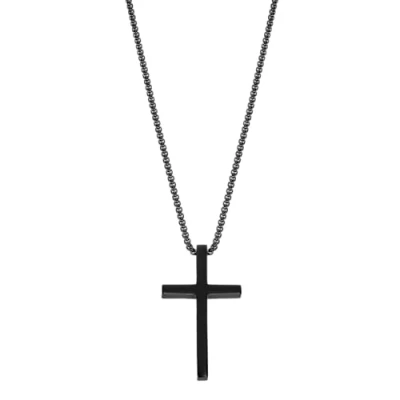 Imagen de LOTUS STYLE Collar LS2370 1/1 Men In Black Acero inoxidable 316l Cruz 550.00 mm Hombre