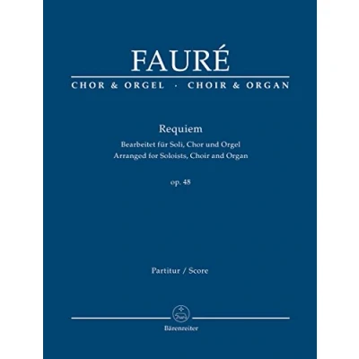 Imagen de Requiem op.48 para soprano, baritono, coro mixto y piano (version 1893) (urtext) (bredenbach)