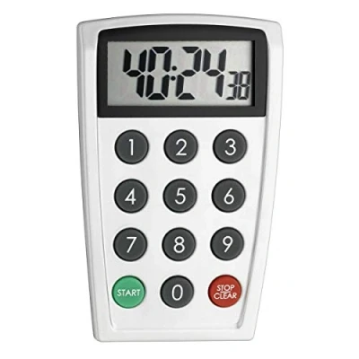 Imagen de TFA Avisador Digital de Cocina 1 Tiempo, 0 Unidades, Blanco