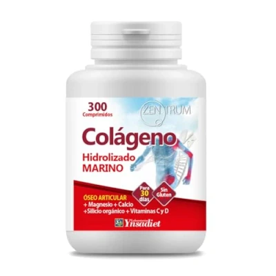 Imagen de Zentrum Colágeno Hidrolizado Con Magnesio 300 Comprimidos de Ynsadiet