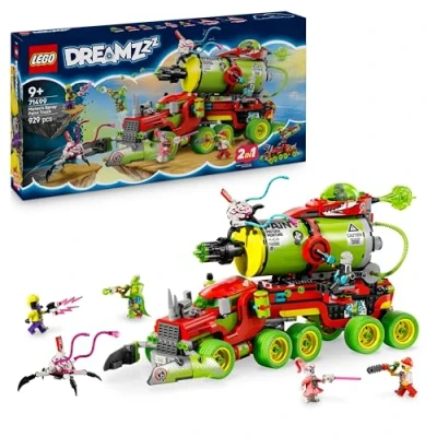 Imagen de LEGO DREAMZzz 2 en 1 Camión Espray de Pintura Mateo o Lanzacohetes Juguete con Propulsores Modulares 5 Minifiguras Inc. Cooper y Sr. Oz Regalo para Niños Niñas 9+ Años 71499