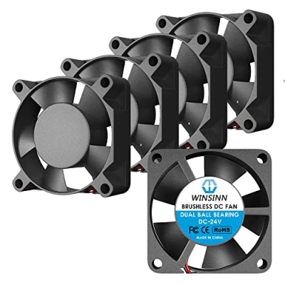 Imagen de WINSINN Ventilador de 30 mm, 24 V, doble rodamiento bolas, sin escobillas, x 10 alta velocidad (paquete 5 unidades)
