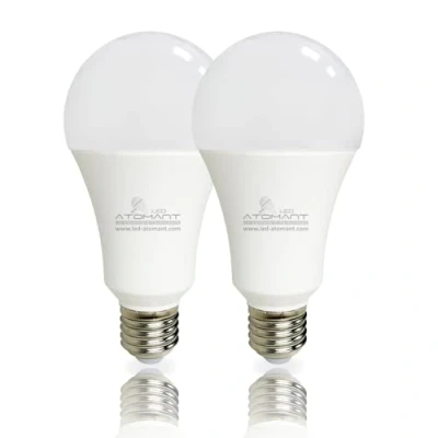 Imagen de LED ATOMANT Pack 2x Bombilla E27 A70 20W, Color Blanco Neutro, 2000 Lumenes, No Regulable, Equivalencia 200 Watios