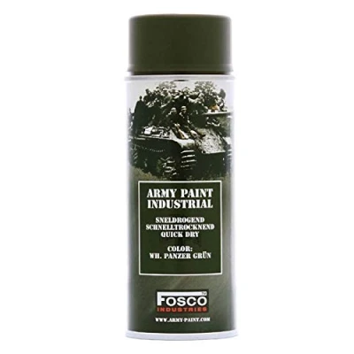 Imagen de BOMBE DE PEINTURE MILITAIRE SPRAY FOSCO 400 ML WH. PANZER GRÜN 469312 GRUN DECORATION AIRSOFT