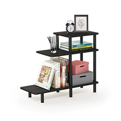 Imagen de Furinno Turn N Tube Mesa Auxiliar, Madera, Espresso/Negro