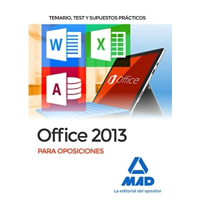 Imagen de Office 2013 para oposiciones: temario, test y supuestos prácticos