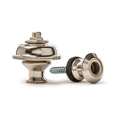 Imagen de JIM DUNLOP Straplok Dual Nickel Saco de 2, Cierre cinturón