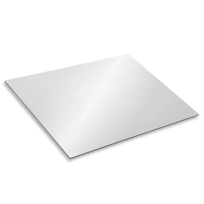 Imagen de Magstik® I Panel compuesto de aluminio plateado tamaño: 30 x 20 cm 3 mm para modelismo stands exposición señalización serigrafía e impresión digital manualidades bricolaje hin_575