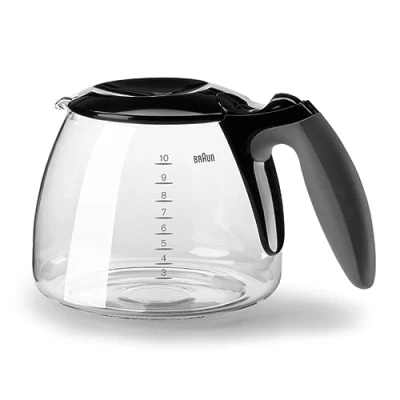 Imagen de Jarra Compatible con Cafetera Braun KFK 500 10 Tazas (repuesto original)